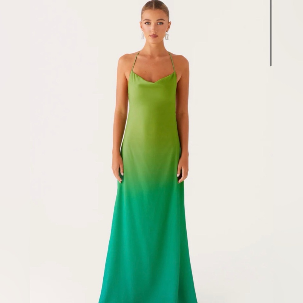 Peppermayo Green Ombre Maxi Dress